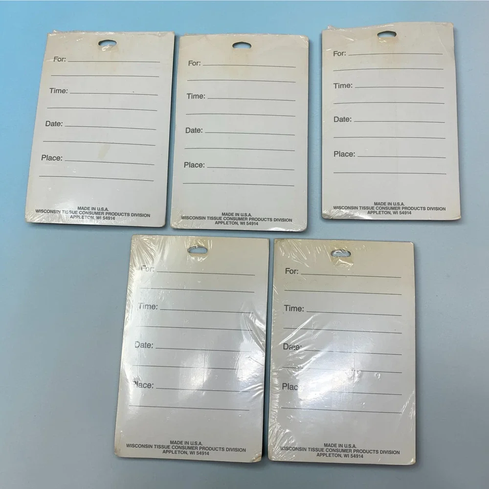 Lot of 5 Vintage 1980's-90's Party Invitations Sealed Fresh Look Memphis Design